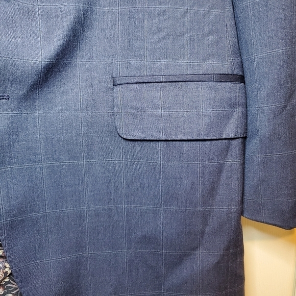 Coppley Reba 1865 Wool Blue Sz 43W 37R - Picture 5 of 13